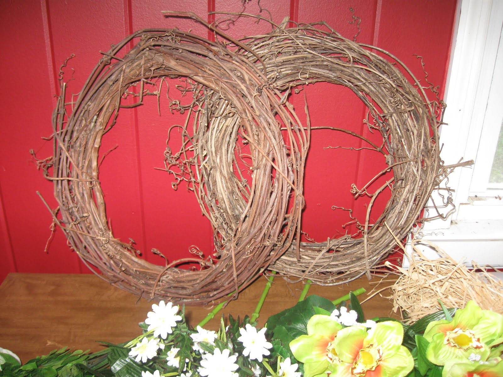 There's No Place Like Home DIY Silk Flower Wreath Tutorial