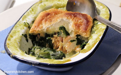 Salmon and Spinach Pie - A healthy family recipe