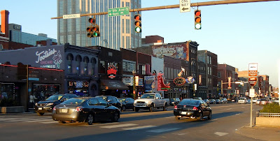 Broadway Street in Nashville, TN