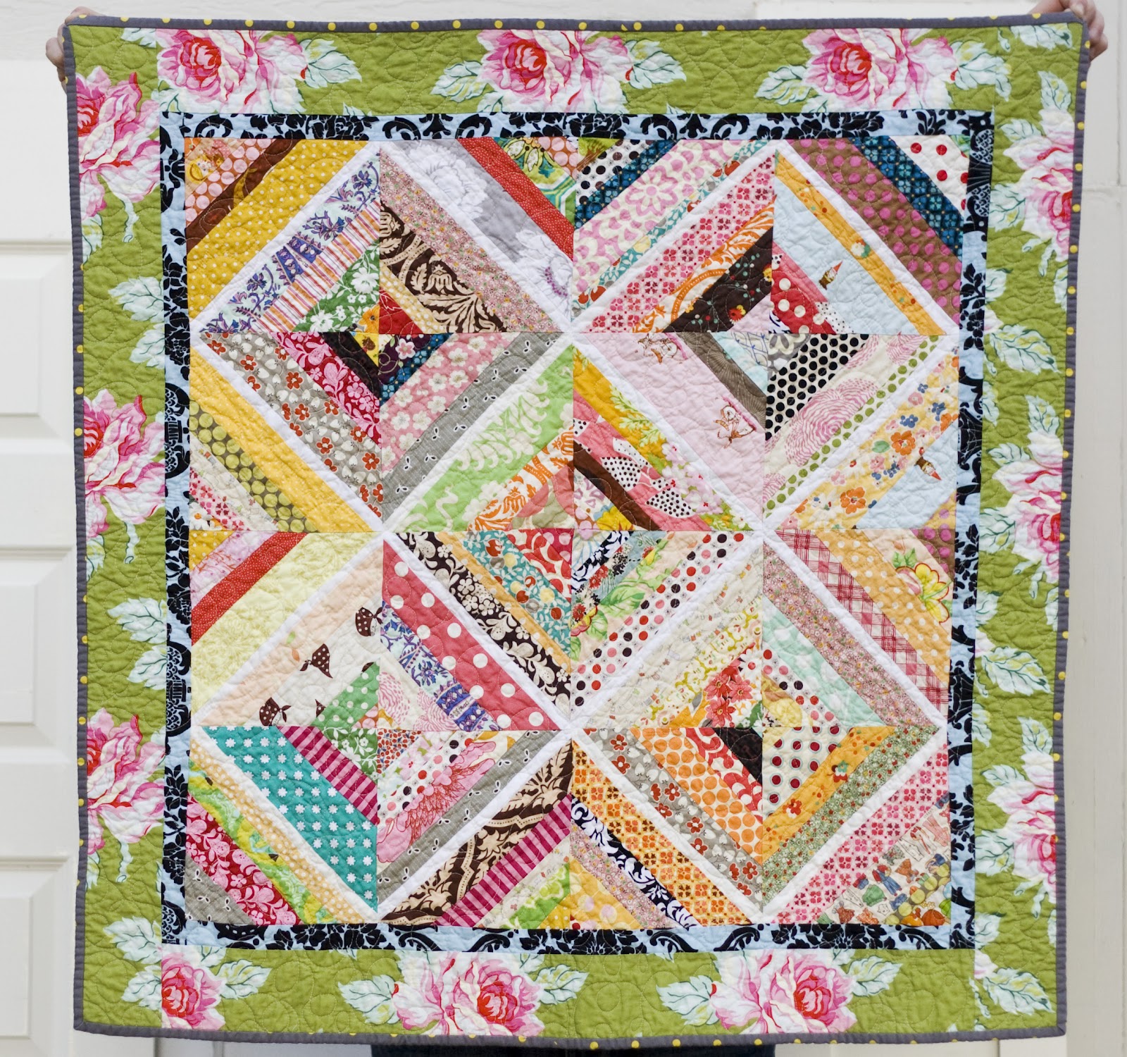 rhubarb marmalade how to string quilt blocks