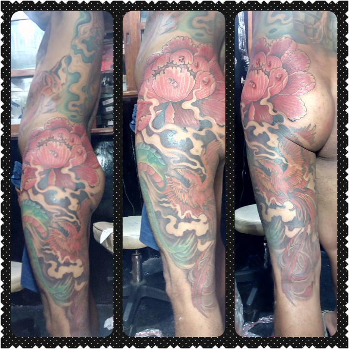 Day art tattoo oriental color