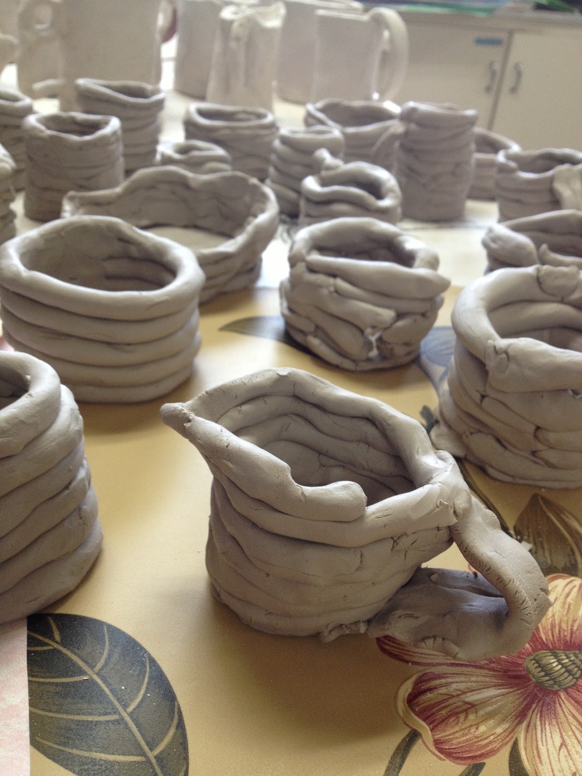 Art With A Smile: Creative Coil Pots