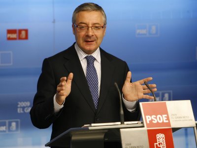 Ferraz - Rueda de prensa de César Alarcón, SG del PSOE Jose+blanco