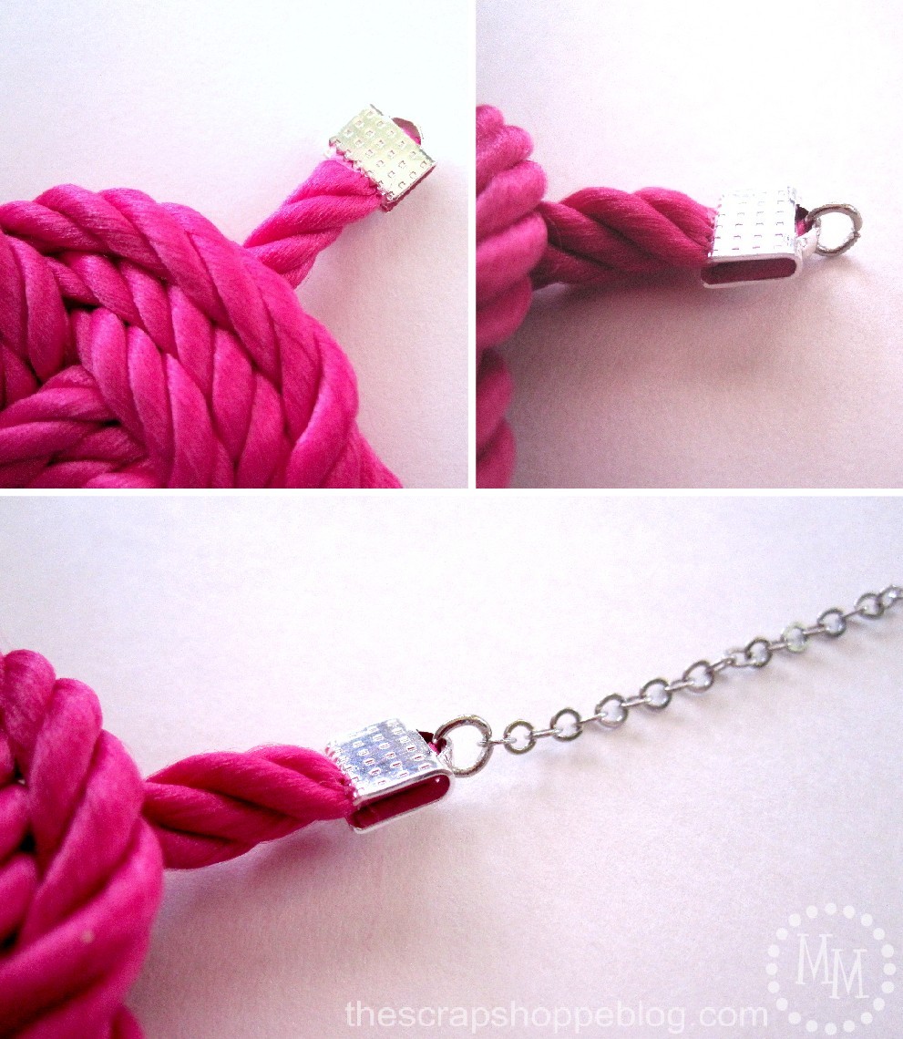Nautical Knot Necklace The Scrap Shoppe