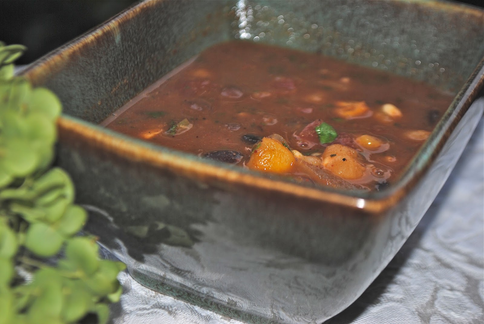 Recipe Doodle SOUTHWESTERN TURKEY SOUP and BLACK BEAN HOMINY CHILI