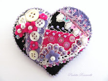 crazy quilt heart pin