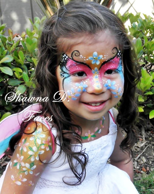 face fairy painting butterfly flutterfly paint paintings makeup birthday lessons easy halloween fantasy tips gorgeous
