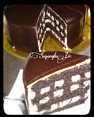 Russian Black & White Cake