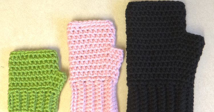 Crochet Mittens Easy Crochet Wrist Warmers Pattern Crochet Wrist