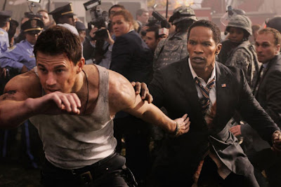 Channing Tatum and Jamie Foxx in WHITE HOUSE DOWN