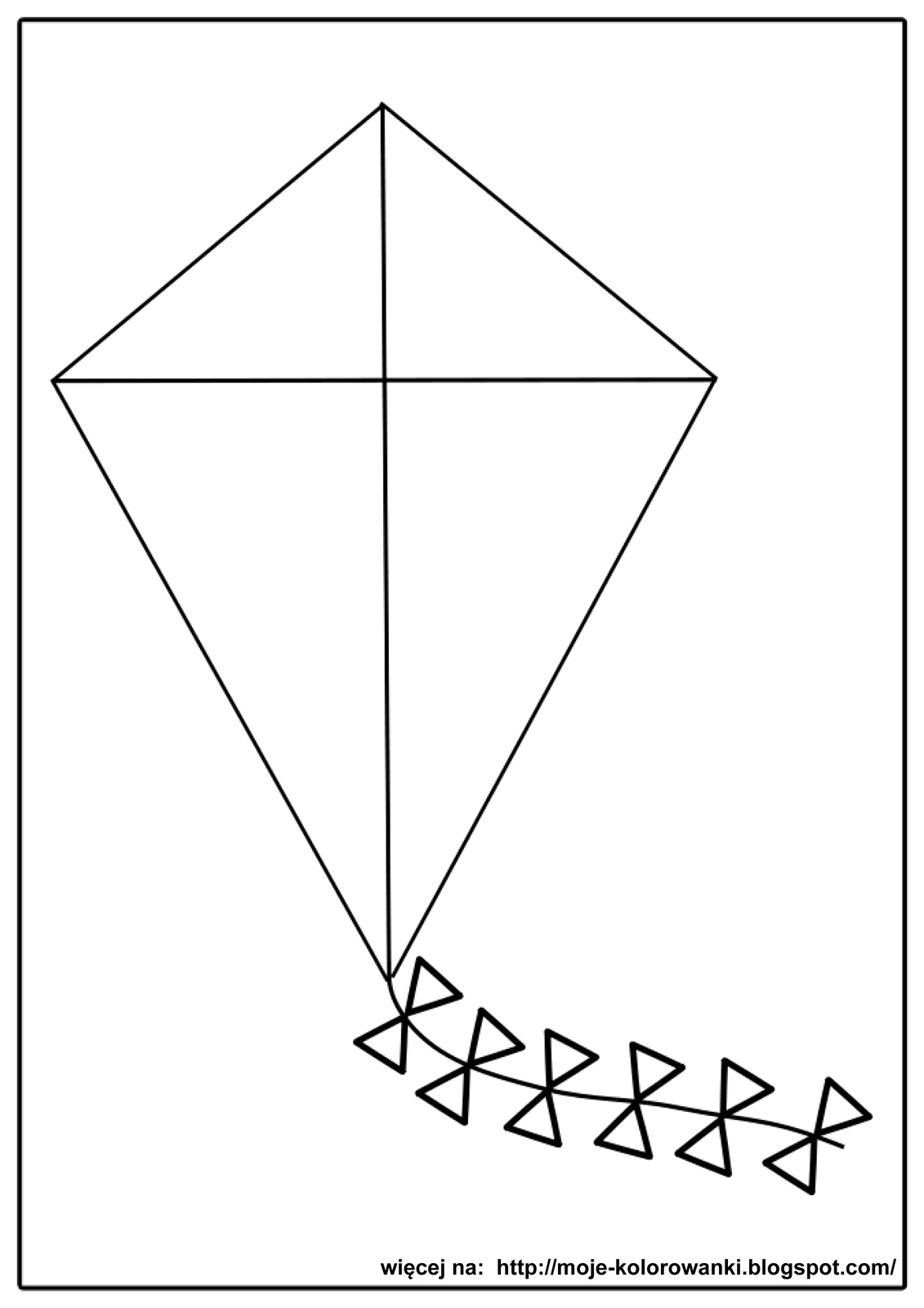 Kolorowanki Dla Dzieci Latawiec