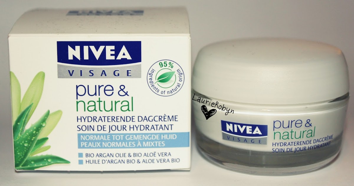 REVIEW NIVEA PURE AND NATURAL HYDRATING DAY CREME LaurieRobyn