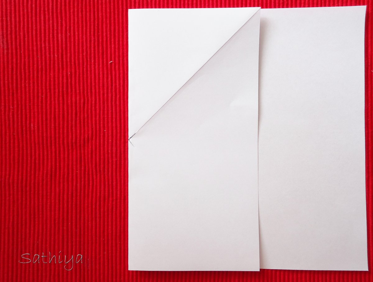 Wie Samt und Seide: Gefalteter Brief - Origami Wie Samt und Seide: Gefalteter Brief - Origami
