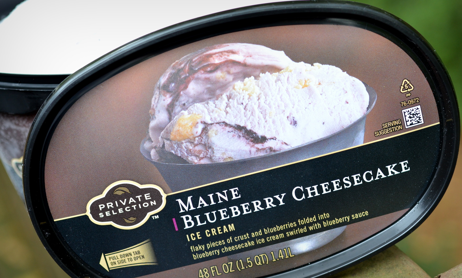 food and ice cream recipes REVIEW Private Selection Maine Blueberry