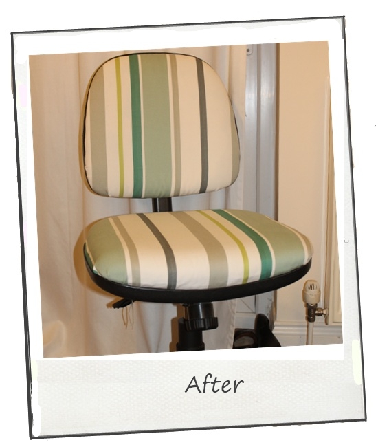 Magnolia DIY Project Reupholster office chair