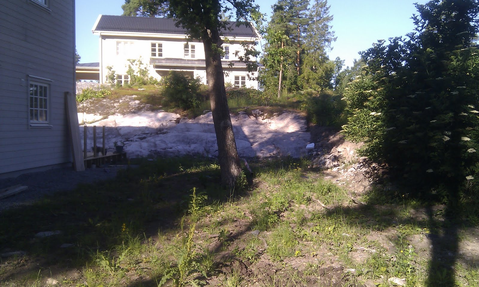 Villa lahäll: markarbeten