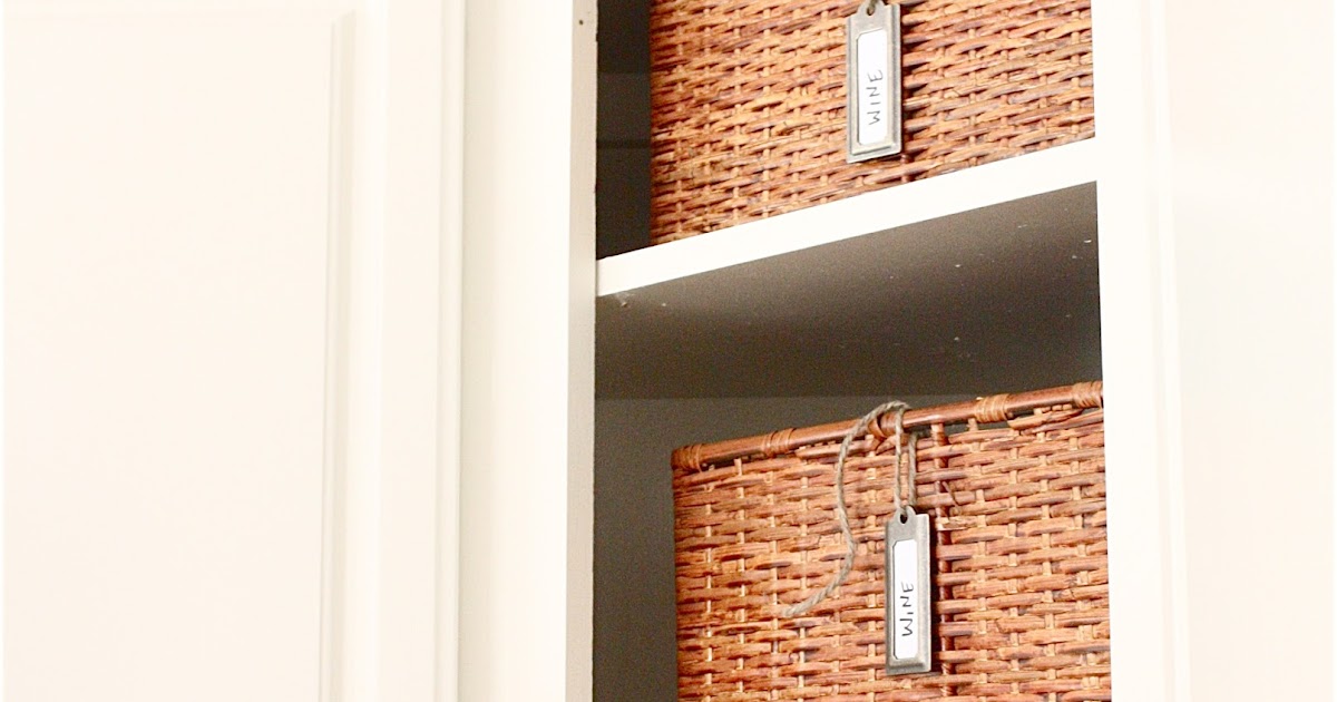 The Yellow Cape Cod DIY Wine Wine Storage Solution Ever