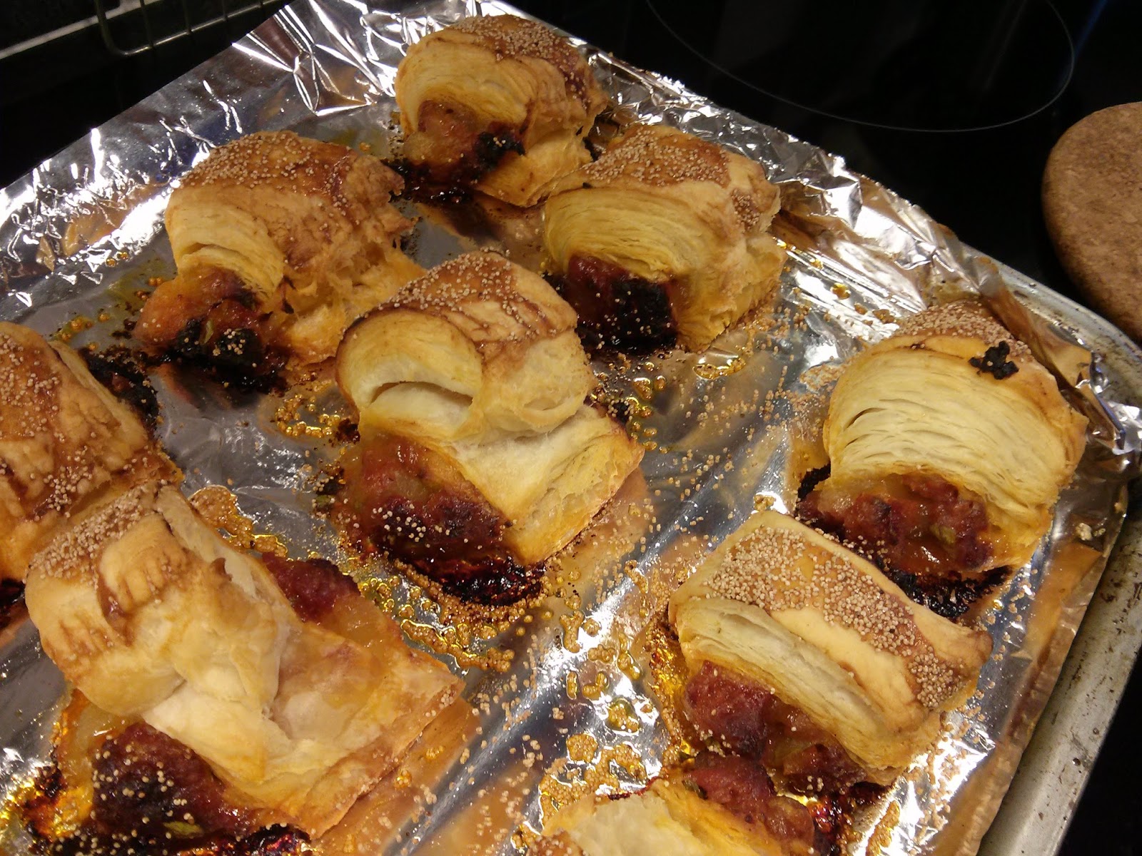 Meg and Nick's Culinary Adventures Chorizo and Apple Sausage Rolls