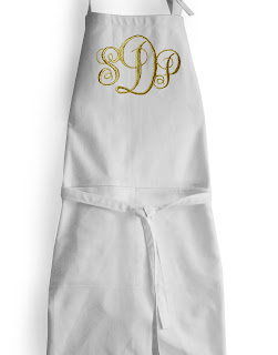 Baking is fun with this handcrafted monogrammed apron