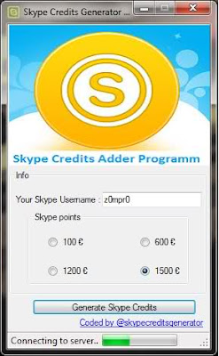 skype credit generator