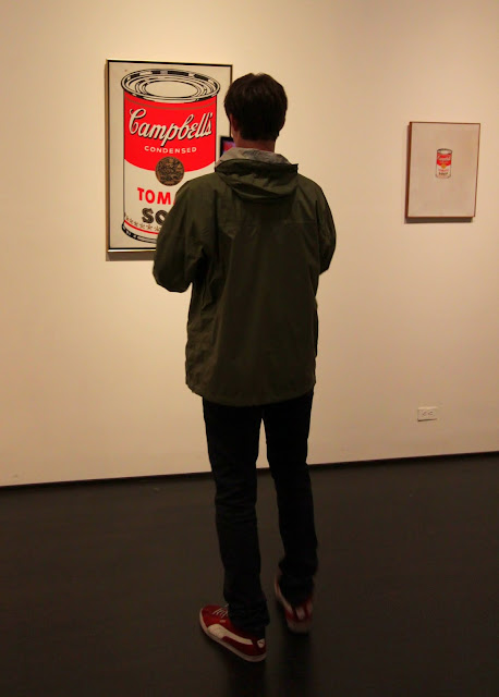 Andy Warhol and the iconic Cambell's Soup Can paintings, LACMA Los Angeles County Museum of Art