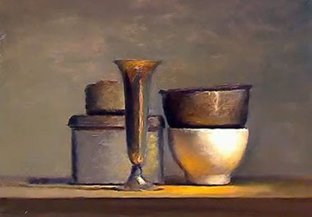 Still life painting demo - old master style