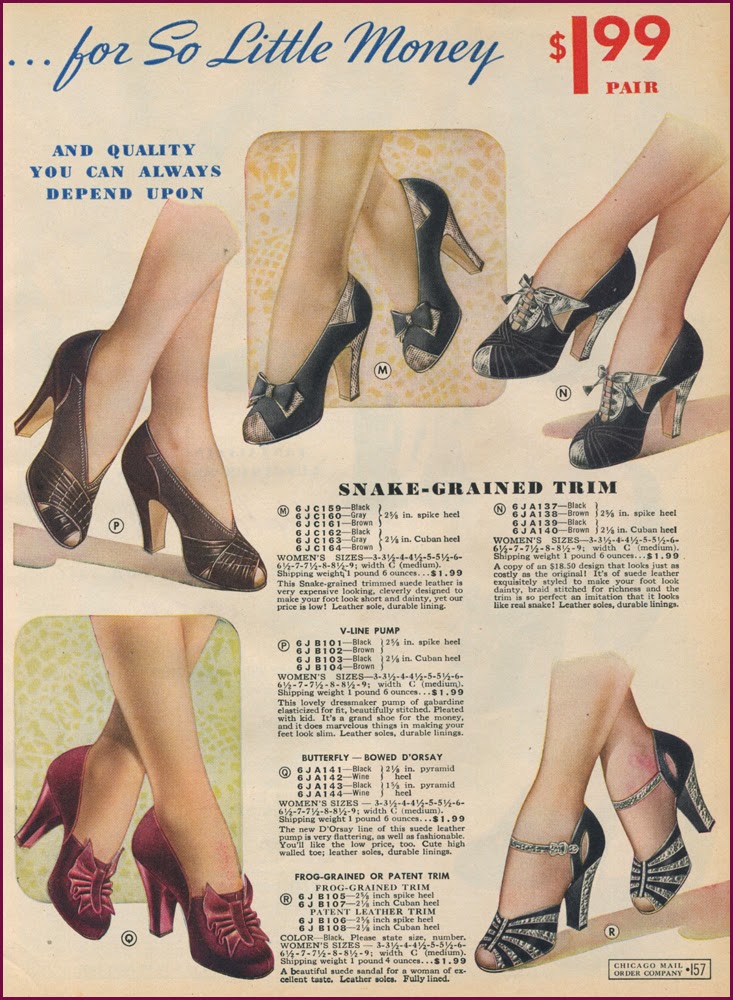 NewVintageLady Catalog Sunday Shoe Edition