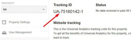 tracking id tracking id