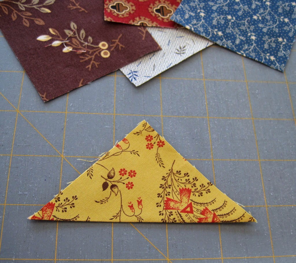 A Sentimental Quilter Prairie Points Tutorial