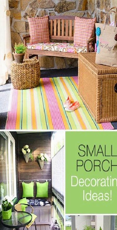 Flowers Gardens Small Porch Decorating Ideas