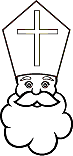 Malvorlagen zum Ausmalen: Ausmalbilder Nikolaus u. Nikolaus-Mandalas