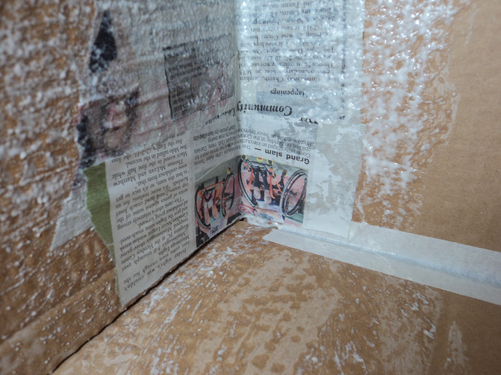 Lola's Mini Homes How to Make & Apply Paper Mache