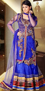 Net-Bridal-Lehenga-Designs