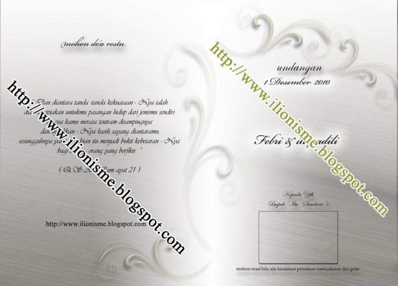 contoh invitation