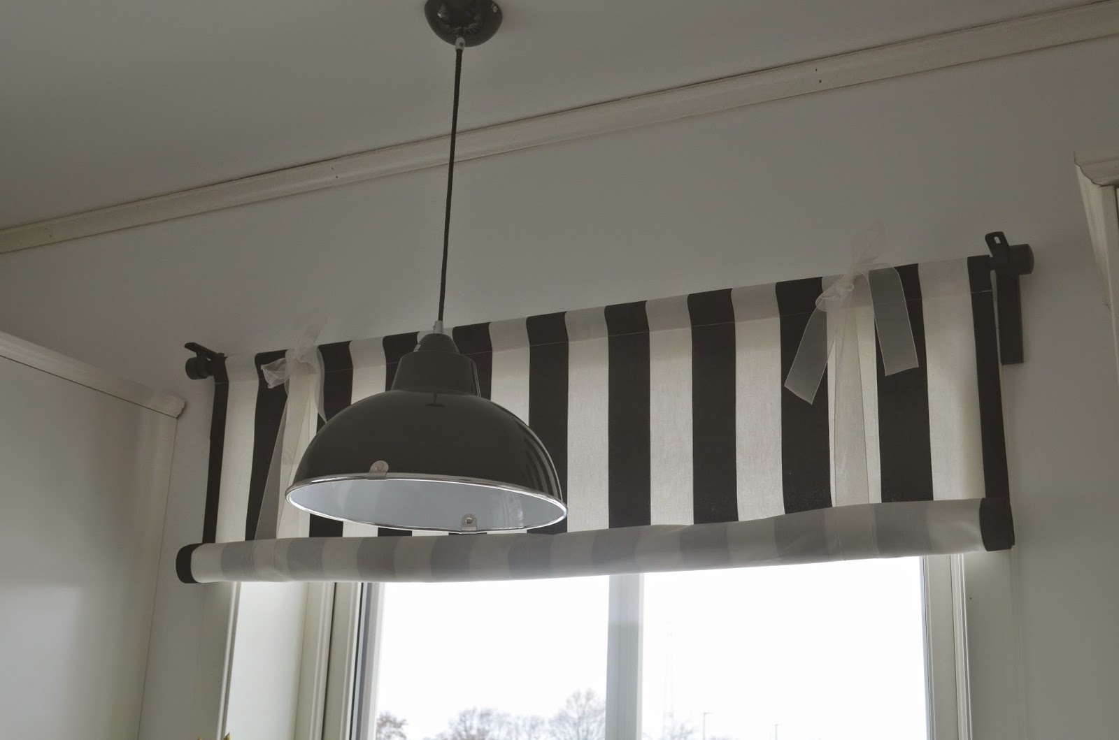 Deko hus: einblick in unsere küche und ein diy für rollos