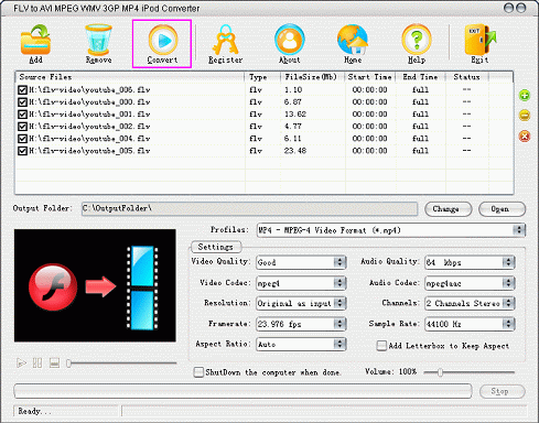Allok AVI MPEG WMV 3GP MP4 IPOD MPEG4 MOV FLV Video