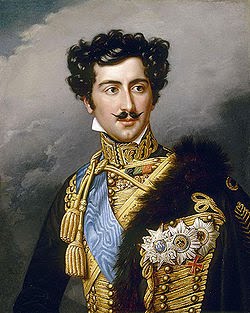 Kroonprins Oscar, geschilderd door Joseph Karl Stieler