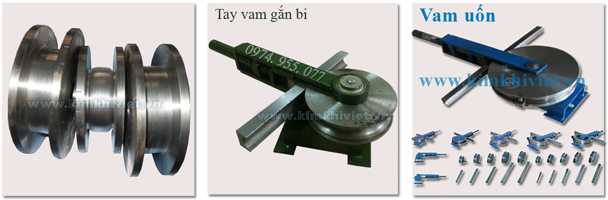 Pully uốn hộp vuông__________Tay vam gắn bi__________Vam uốn ống B1