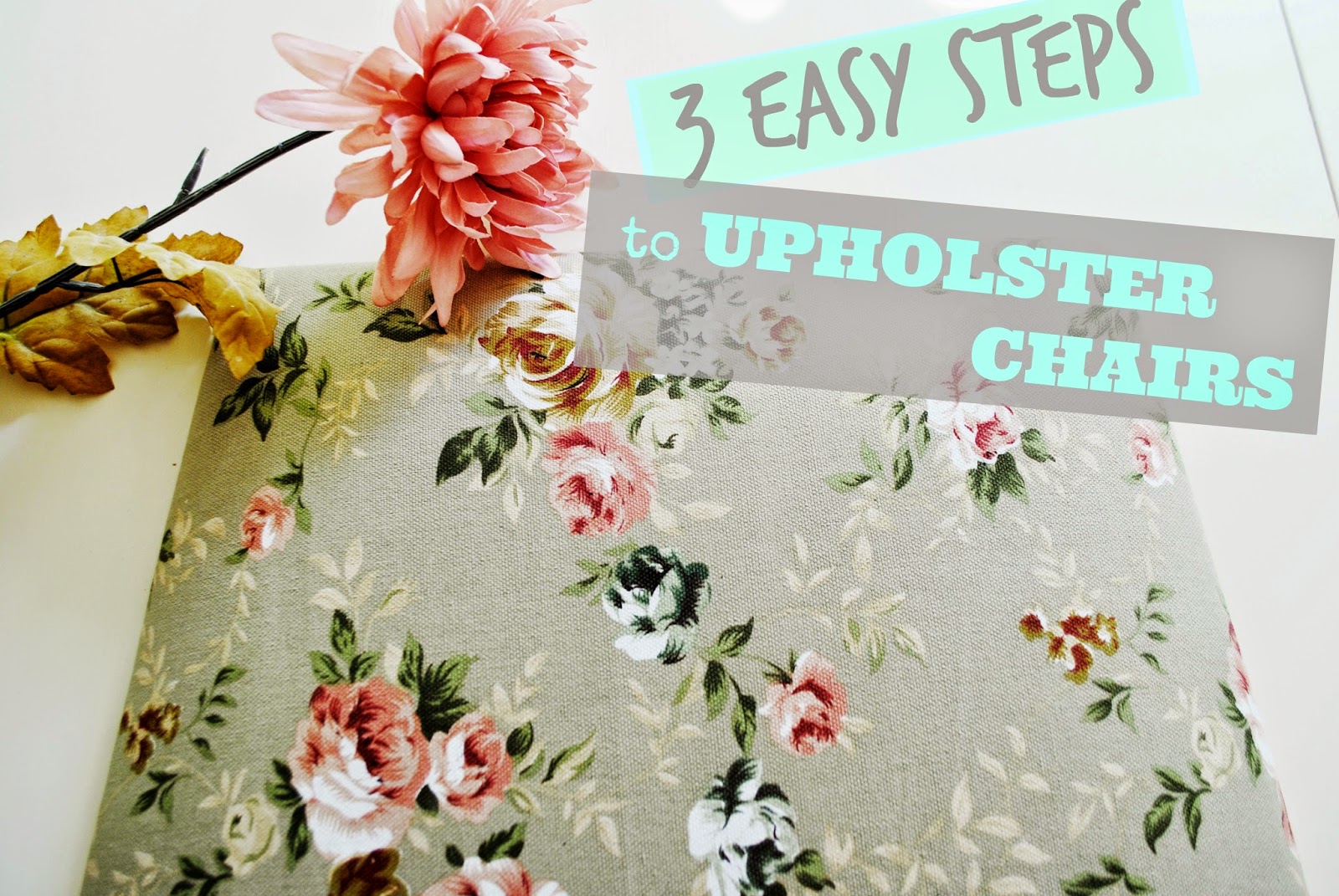 How to Upholster a Chair In 3 Easy Steps Little Likely Lads