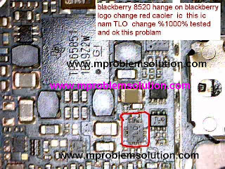 BlackBerry 8520 hang problem with blackberry logo