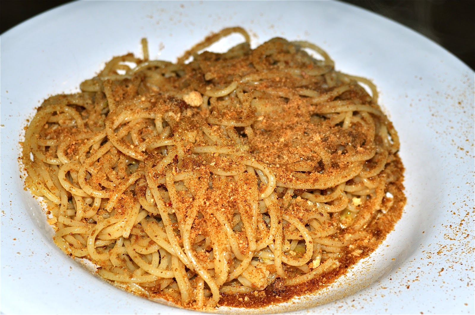 Mister Meatball Pasta & toasted bread crumbs