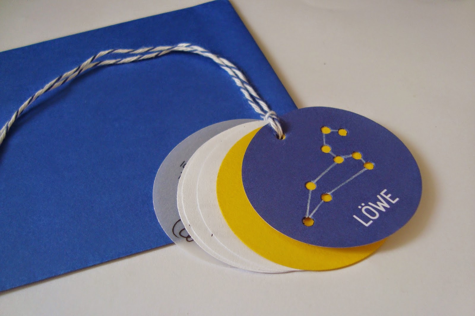 Kleefalter SternbildGeschenkanhänger