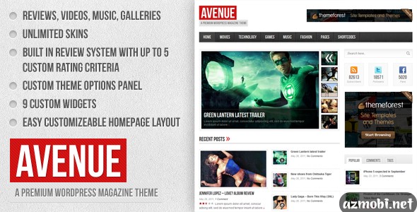 Avenue v1.2.3 – A WordPress Magazine Theme