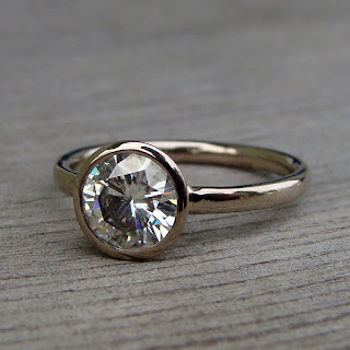 moissanite wedding rings