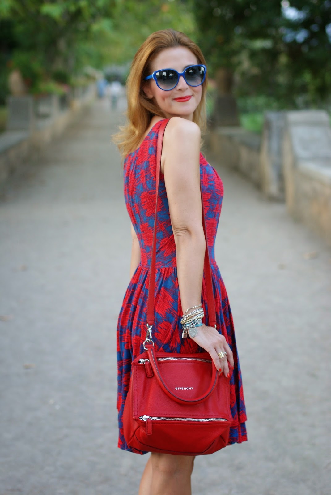 Marc by Marc Jacobs dress, Givenchy Pandora red, Fashion and Cookies, fashion blogger, Villa Cimbrone pics