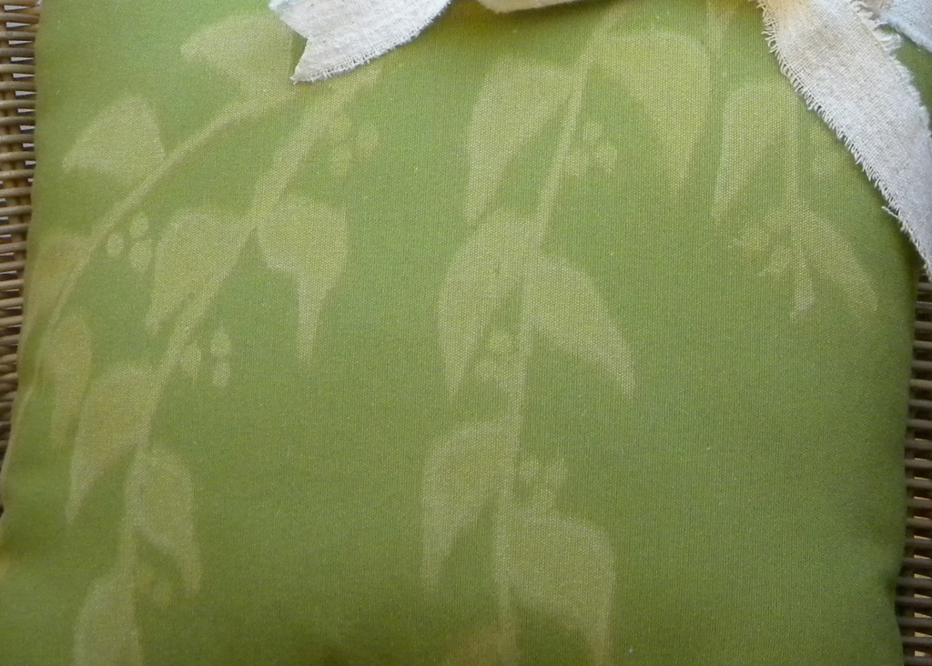 homework a creative blog Sew and Tell bleach pen pillow