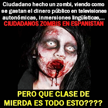 meme espanistan zombis mierda