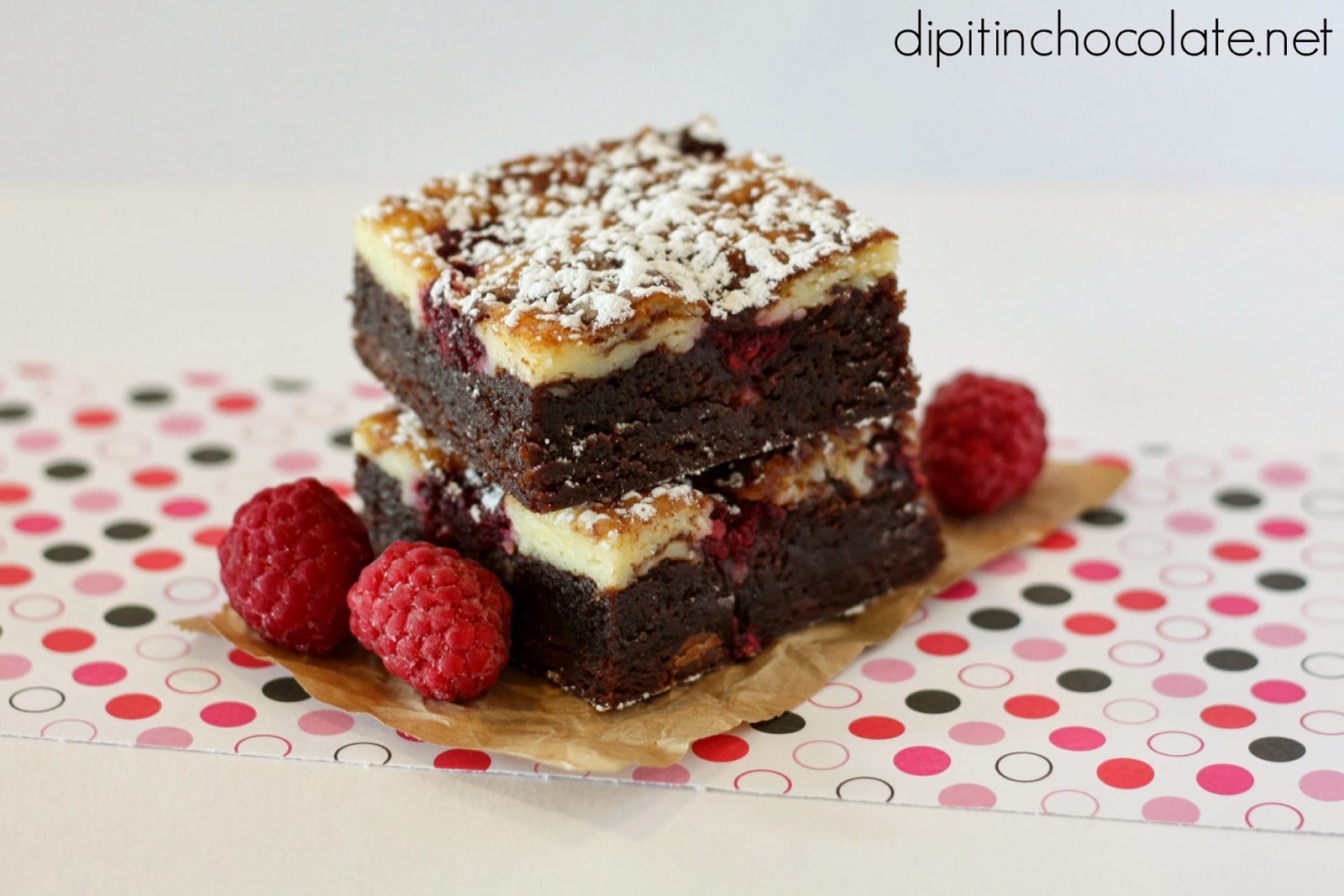 Raspberry Cheesecake Brownies Dip it in Chocolate