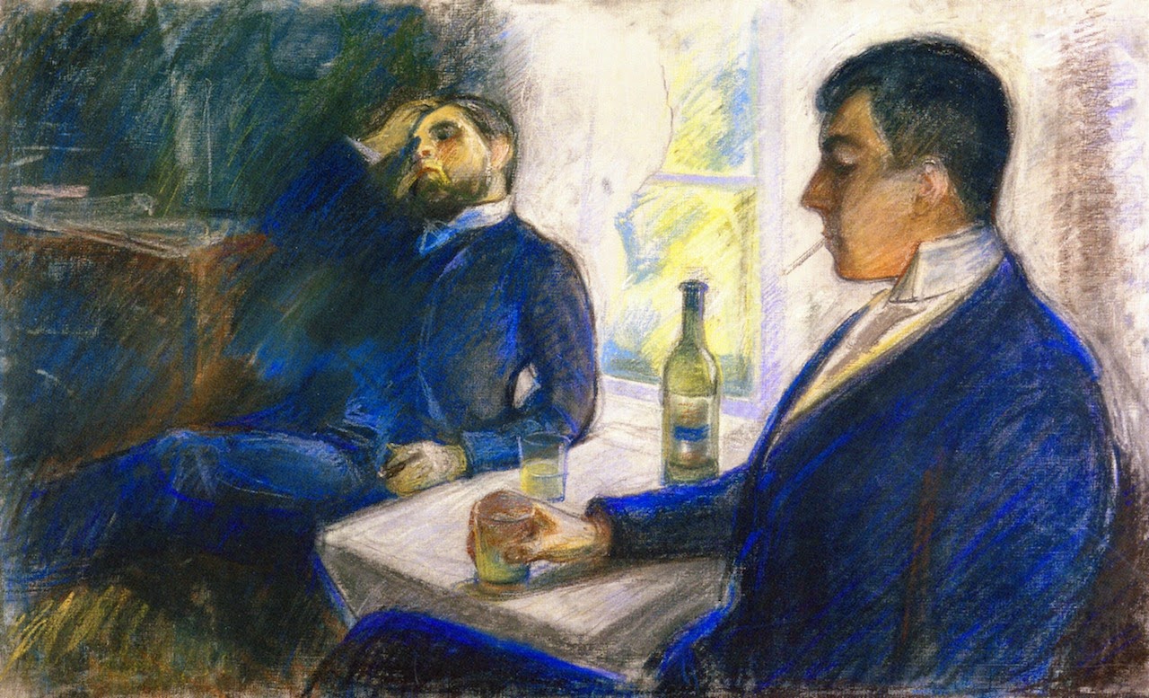 Edvard Munch, Absinthe Drinkers (1890) Edvard Munch, Absinthe Drinkers (1890)