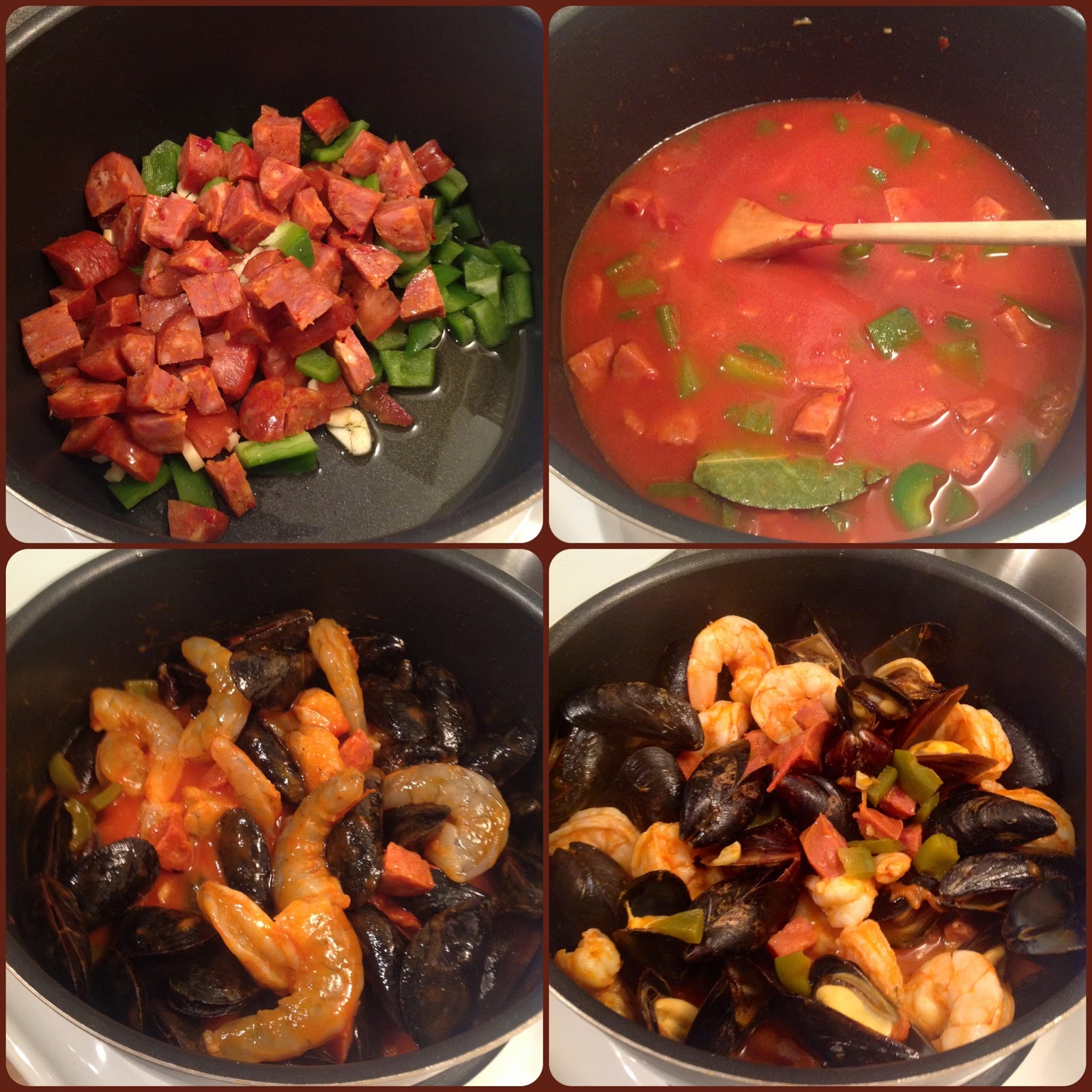Foodie in a Paleo World Portuguese Mussels and Shrimp in Chorizo Sauce